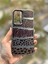 Samsung Galaxy S20 Fe Uyumlu Kılıf Leopar Desenli Kahverengi Çizgili Metalik Tuşlu Kamera Çıkıntılı 7