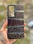 Samsung Galaxy S24 PLUS/S25 Plus Uyumlu Kılıf Leopar Desenli Kahverengi Çizgili Metalik Tuşlu Kapak 7