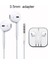 5/5s/6/6s/6s Plus Uyumlu 3.5mm Jack Kulaklık Samsung Xiaomi Huawei Uyumlu Mikrofonlu Kulaklık 2