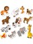 İlk Magnet Puzzle 12-36 Ay Eğitici Oyun 24 Parça Hayvan Figürleriyle 2