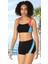 Şortlu Yüzücü Bikini Takımı Siyah 2