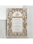 Golden Elegance Şeffaf Zarflı Düğün Davetiyesi 1