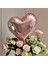 18 Inç Kalp Şeklinde Rose Gold Folyo Balon – Romantik ve Şık Parti Süsü 3
