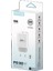 C87C 30W Type-C Çıkışlı Ekstra DL50 1m Type-C To Lightning Kablolu Pd Şarj Cihazı - Beyaz 4