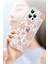 Apple iPhone 14 Floral Magsafe Kapak - Sarı 4