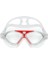 Şeffaf ve Kırmızı Silikon Antifog Yüzücü Gözlüğü, Konfor ve Netlik Sağlar 1
