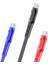 DC28 Micro USB Kablo 1m 2.4A - Mavi 1