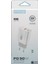 C89Q 1 Adet 30W Type-C ve 1 Adet 22.5W USB Çıkışlı Ekstra DL49 1m USB To Type-C Kablolu Pd Şarj Cihazı - Beyaz 4