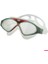 8170 Unisex Yüzücü Deniz Gözlüğü Buğu Yapmaz Kırmızı- Gümüş + Silikon Bone 4