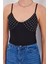 918 Ip Askılı Crop Top - Siyah 4