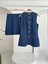 Kolsuz Yelekli Mini Etekli Denim Takım 10164 10