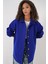 0674 Cepli Oversize Gömlek - Saks 4