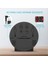 Modern Yuvarlak Siyah Dijital LED Masa Saati, USB Güç ve Erteleme Fonksiyonuyla. 7