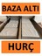 3 Adet Baza ve Çekyat Tipi Hurç 50*40*19 Baza Altı Hurç Çok Amaçlı Kutu Hurç 2