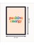 Positive Energy Retro Mdf Duvar Dekarasyon Tablosu 2
