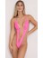 Pembe Dantelli Arkası Açık Gecelik BC10114 1