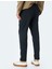 Yeni Sezon Katlamalı Paça Viskon Karışımlı Düğmeli Beli Bağcıklı Slim Fit Yazlık Pantolon 4