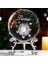Dekoratif Metal Ayaklı Love Yazılı Kalp Desenli Kristal Cam Küre 6cm 4