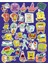 Sünger Bob Kare Şort Seri 2 Sticker Telefon Laptop Notebook Tablet Defter Matara Stiker Etiket 1