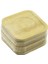 Kare= 9.7 x 9.7cm 6pcs Bambu - Ahşap Çay Tabak (4887) 1