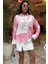 Pembe Geçişli Saten Gömlek 3439 1