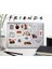 Friends Seri 2 Defter Suluk Laptop Notebook Tablet Telefon Kılıf Sticker Seti 1
