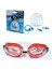 Yetişkin Silikon Yüzücü Gözlüğü ve Kulak Tıkacı Seti, Renkli, Konforlu, Hassas Kullanım 1