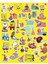 Sünger Bob Kare Şort Seri 4 Sticker Telefon Laptop Notebook Tablet Defter Matara Stiker Etiket 1