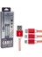 Mıcro Usb/type-C/lıghtnıng 2.1A Metal 1.2 Metre Şarj ve Data Kablosu (5064) 3
