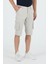 Erkek Kargo Cepli Diz Altı Uzun Şort Taş Rengi Bermuda Kapri 5
