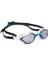 Renkli Aynalı Yüzme Gözlüğü, Siyah/ beyaz/ mavi, Konfor ve Şıklık Sunar 1
