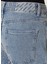 Mavi Taşlı Jean Pantolon 4