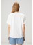 Kırık Beyaz Logo Detaylı T-Shirt 5