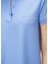 Siyah Polo Yaka Mini Elbise 5