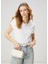 Kırık Beyaz Basic T-Shirt 1