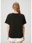 Siyah Taşlı Kaz Logolu T-Shirt 5