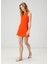 Slim Fit Mercan Mini Jersey Elbise 3