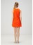 Slim Fit Mercan Mini Jersey Elbise 6