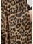 Leopar Desenli Keten Şort 6