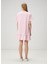 Pembe Logo Detaylı Mini Elbise 5