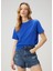 Kobalt Logo Detaylı Basic T-Shirt 1
