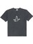 Siyah Taşlı Kaz Logolu T-Shirt 7