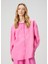 Oversize Pembe Keten Gömlek 5