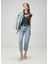 Mavi Taşlı Slouchy Jean Pantolon 1