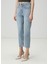 Mavi Taşlı Slouchy Jean Pantolon 4