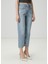 Mavi Taşlı Slouchy Jean Pantolon 5