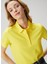 Sarı Pike Polo T-Shirt 5