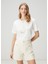 Beyaz Gold Logolu T-Shirt 1