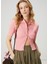 Pembe Ribli Polo Hırka 1