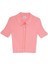 Pembe Ribli Polo Hırka 7
